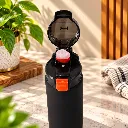 Open Black Thermos in Sunlit Kitchen.webp