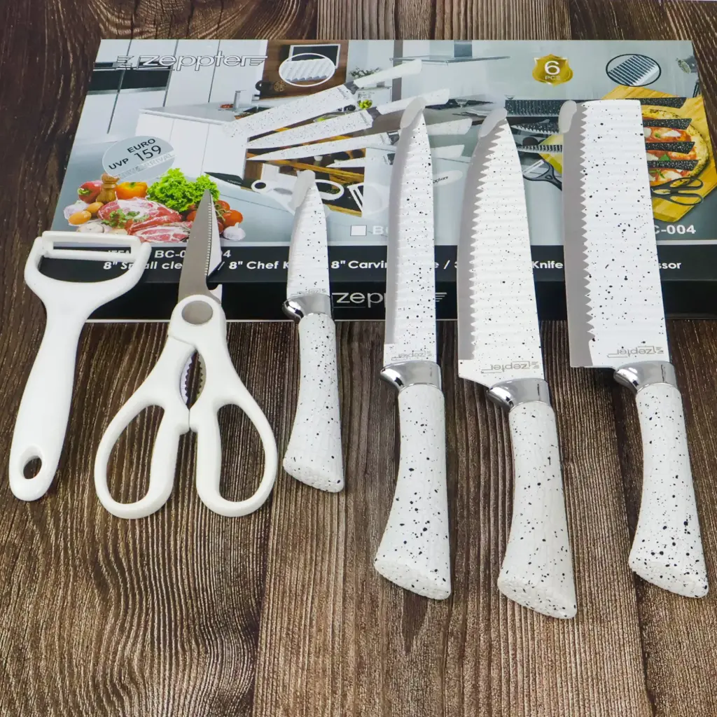 Luxury Knife Set (white)