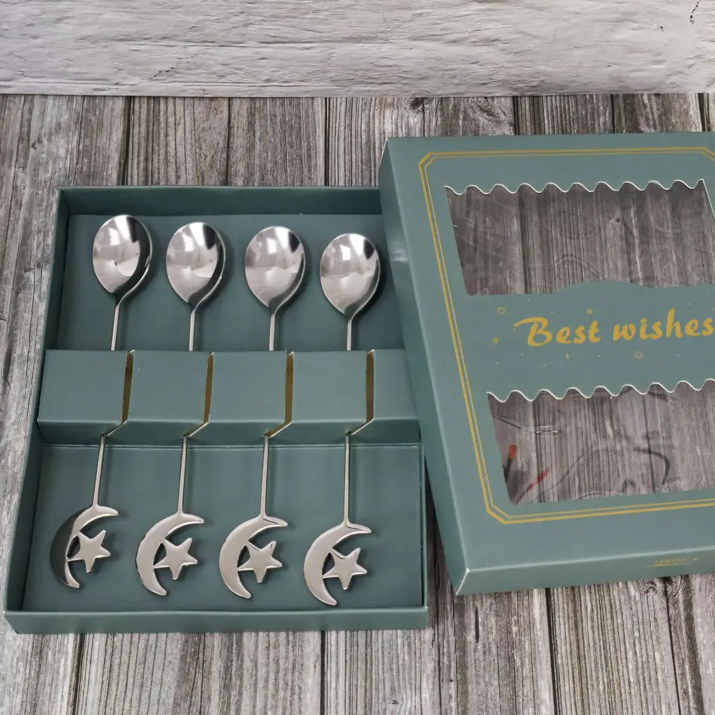 Spoon Set crescent shape (4 pcs ) 
