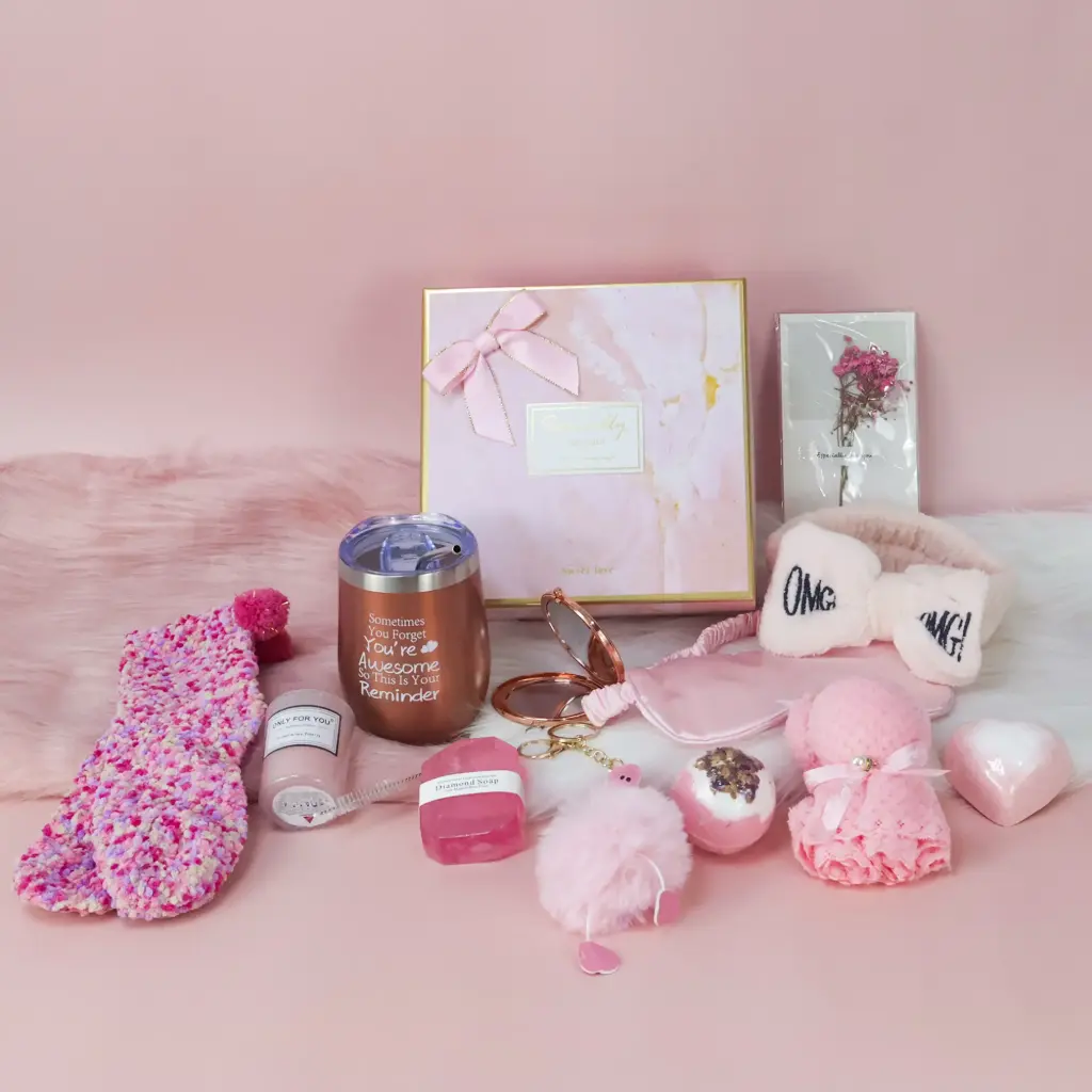 Pink Spa Gift Set for Women 11 PCS