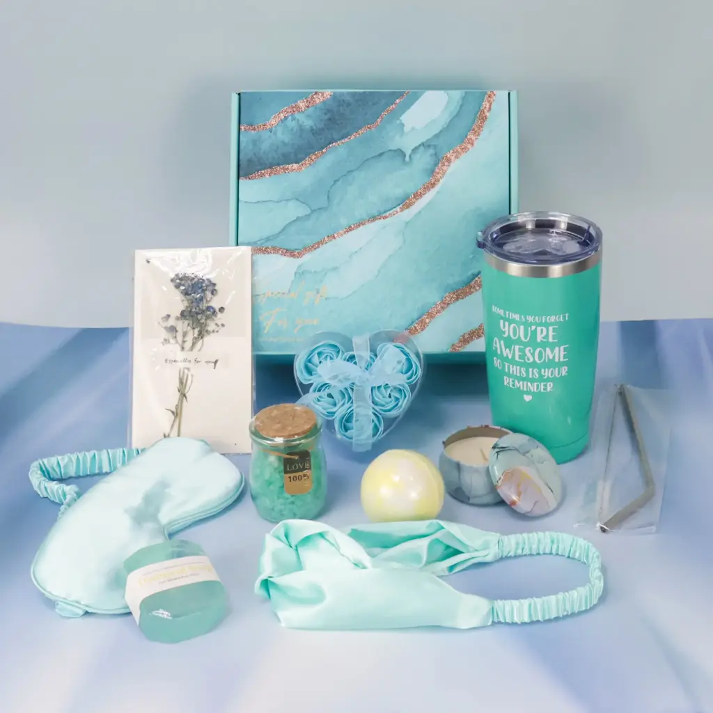  Blue Spa Gift Set for Women 8 PCS 