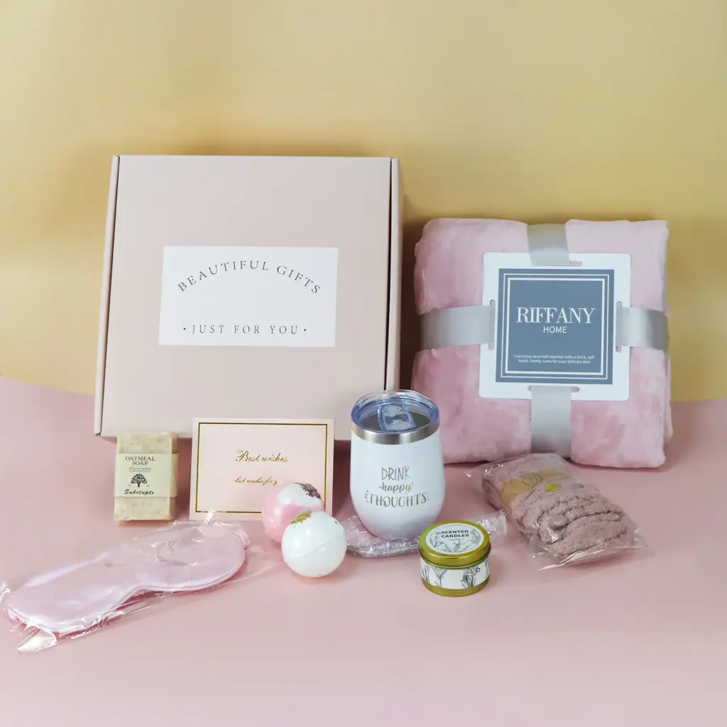 Pink Spa Gift Set for Women 8 PCS