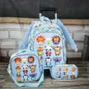  Animals Trolley Bag Set 3 Pcs   