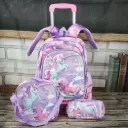  Unicorn Trolley Bag Set 3 Pcs    