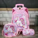  Unicorn Trolley Bag Set 3 Pcs 