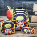  Naruto Backpacks Set 3 Pcs   