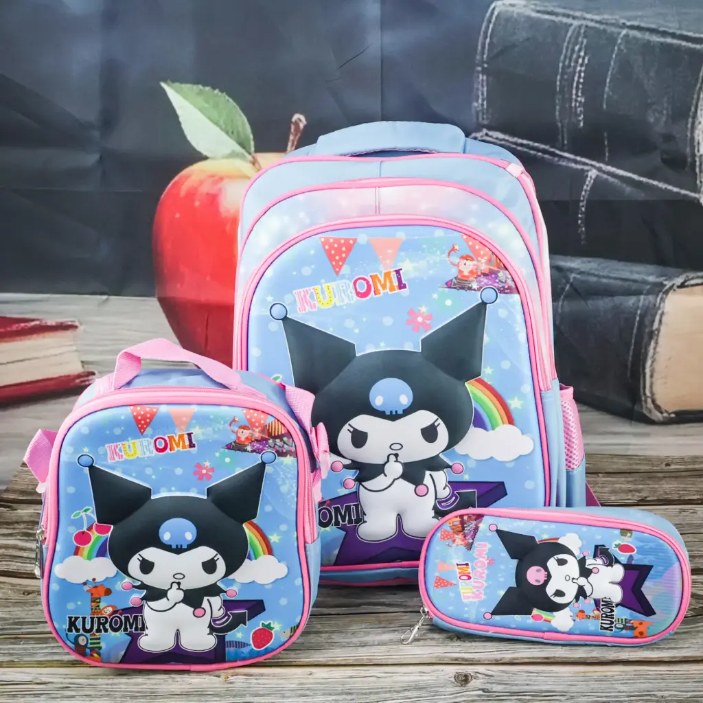 Kuromi Backpacks Set 3 Pcs