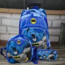  Batman Trolley Bag Set 3 Pcs  