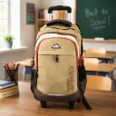  Trolley Backpack For School or Travel 