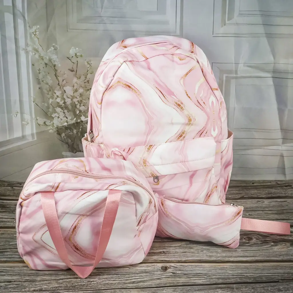    Backpack Woman Bag Set 3 Pcs  