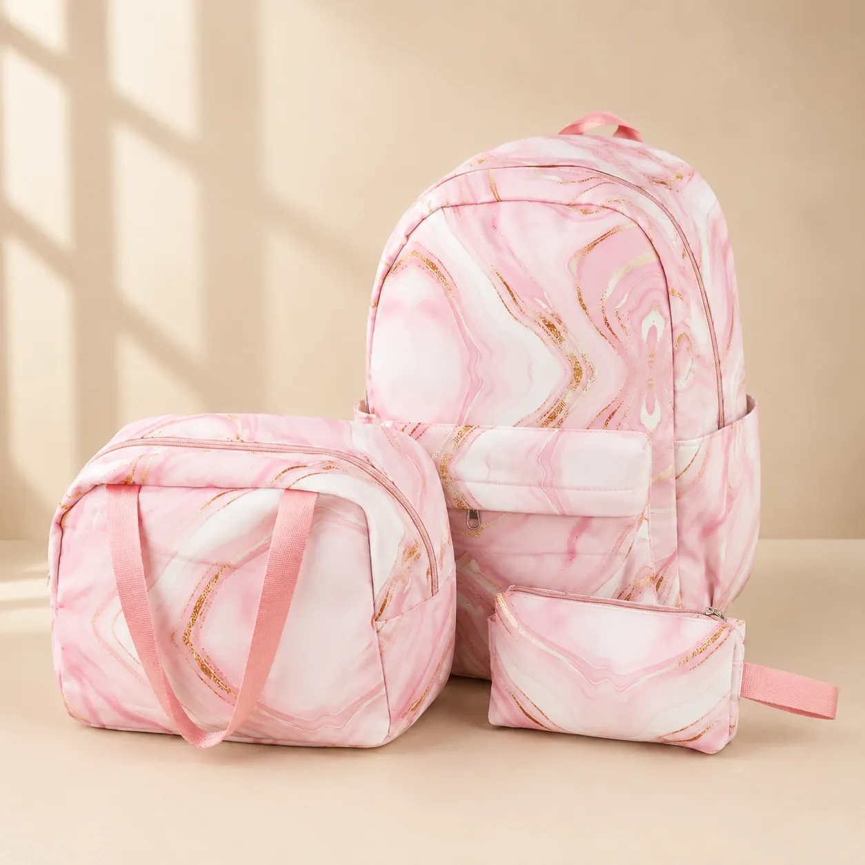    Backpack Woman Bag Set 3 Pcs  