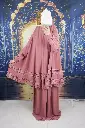 Double Lace Dusty Pink prayer set