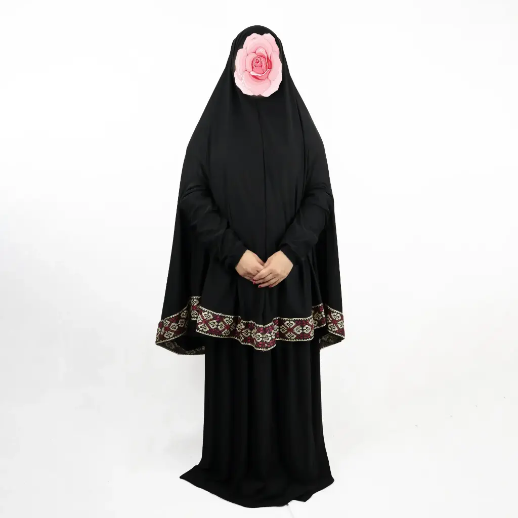 Traditional Embroidery prayer set Black color 