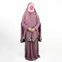 Traditional Embroidery prayer set Dark Pink 