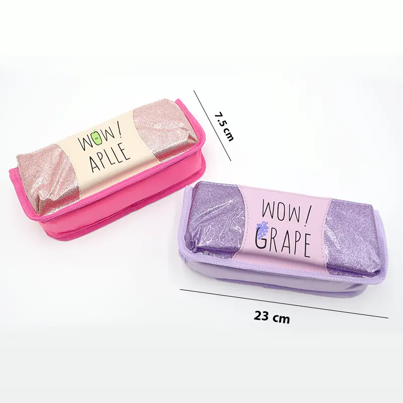 wow orange pink Pencil case