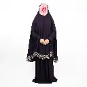 Purple Traditional Embroidery prayer set 