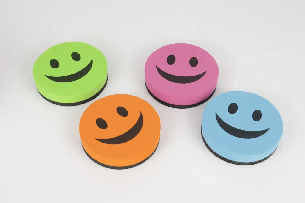 Cartoon Board Eraser - smile