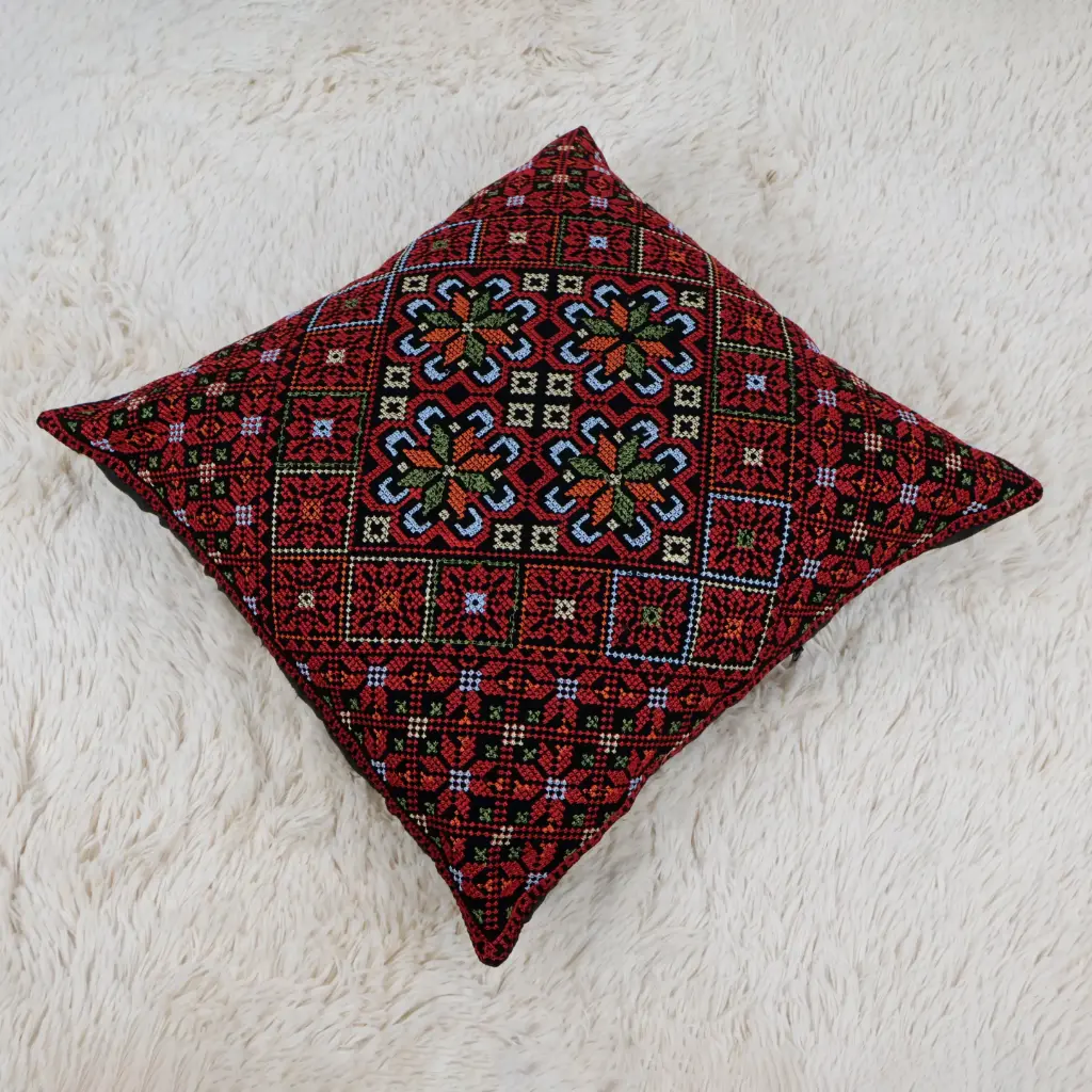 Embroidered Cushion Cover