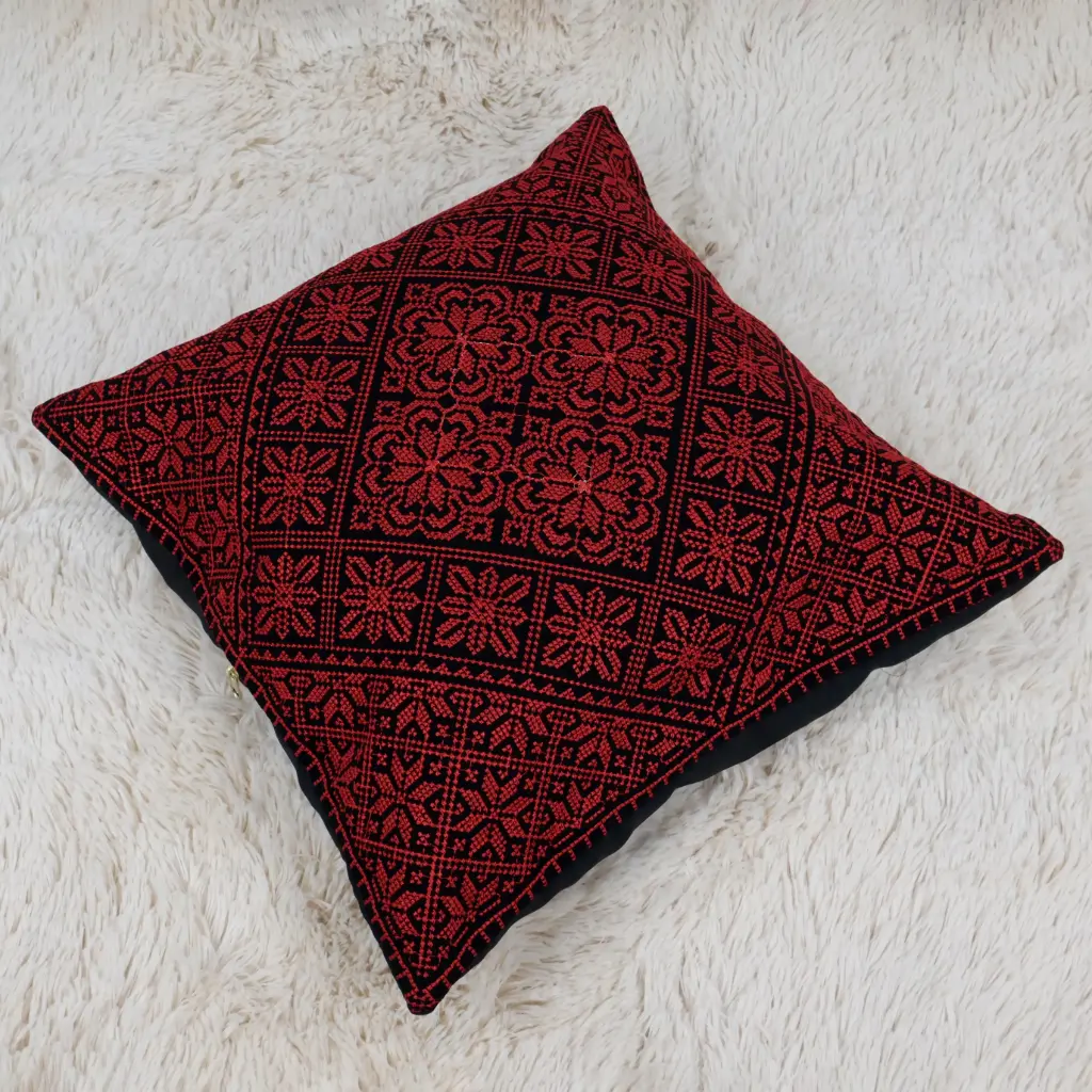Embroidered Cushion Cover 
