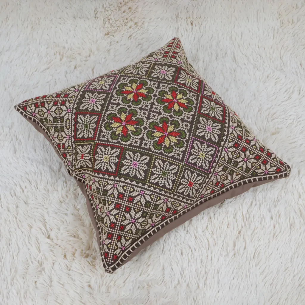 Embroidered Cushion Cover 