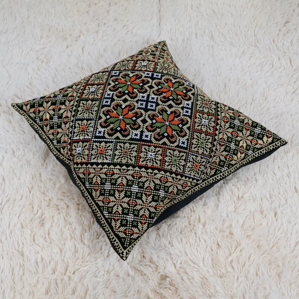 Embroidered Cushion Cover 