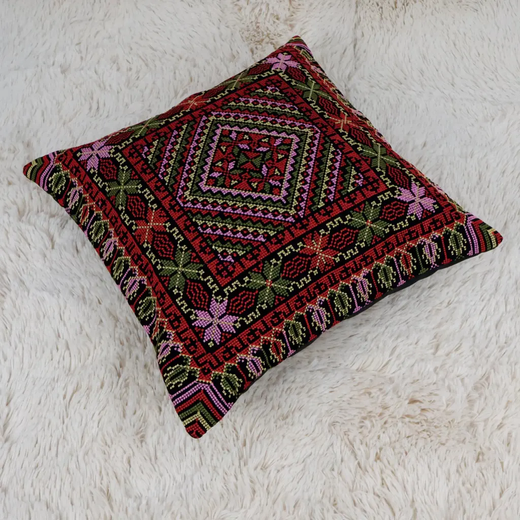 Embroidered Cushion Cover 