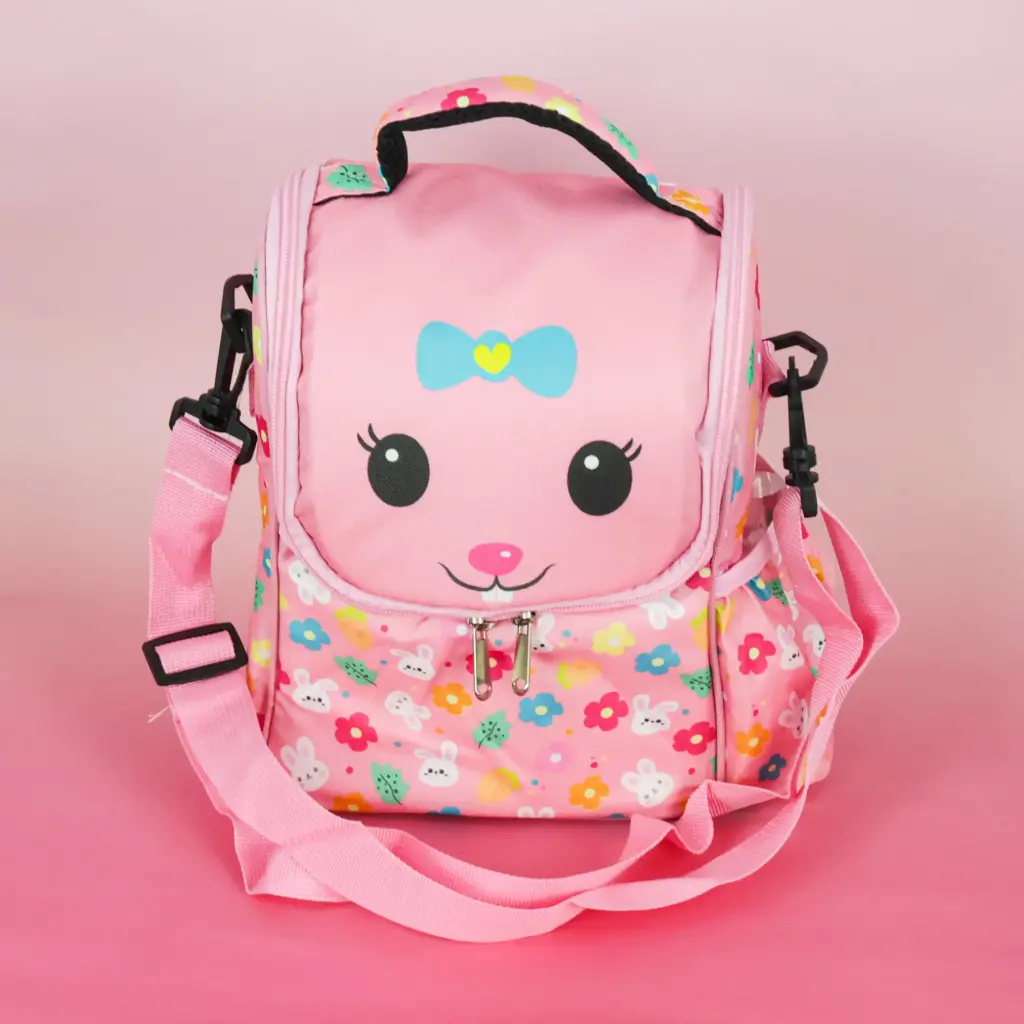 Kids Lunch Bag Pink Flower