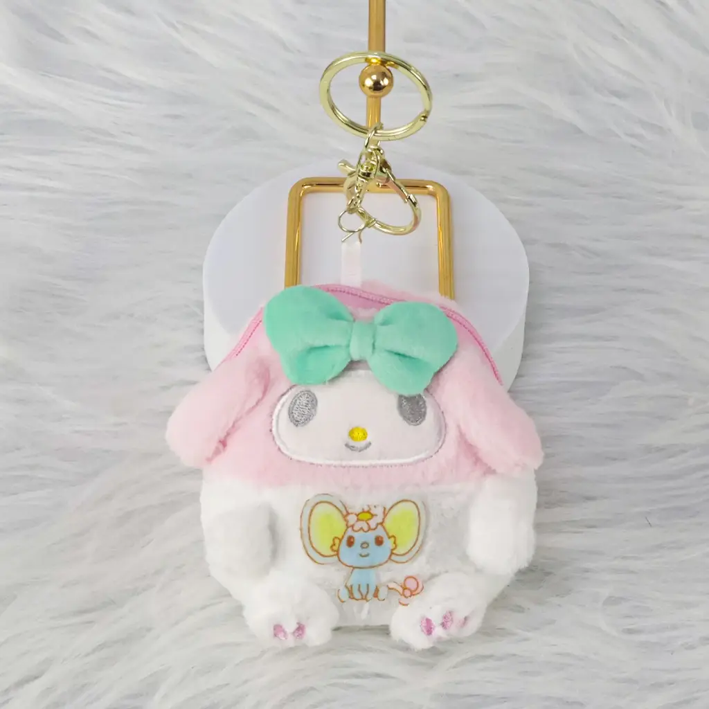 Cute Cartoon Fur Coin Pouch (My Melody)