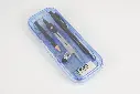 Two Layers Math Compasses Divider Set with Ruler
