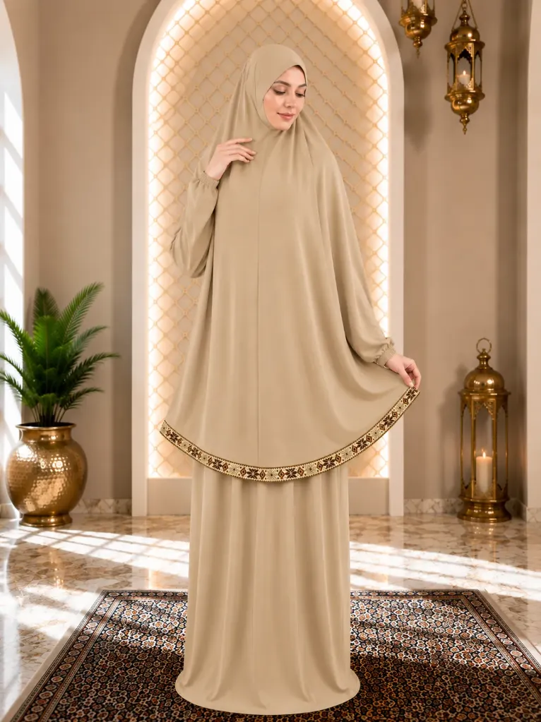 Ribbon Tail Prayer set - Khaki