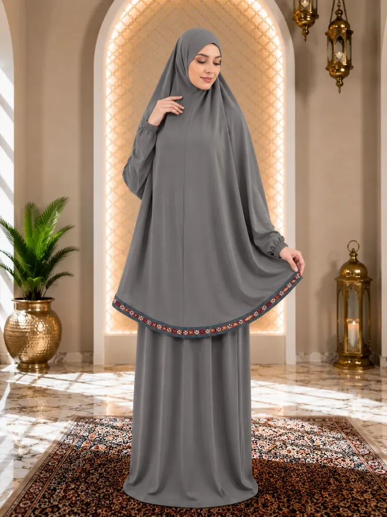Ribbon Tail Prayer set - Gray