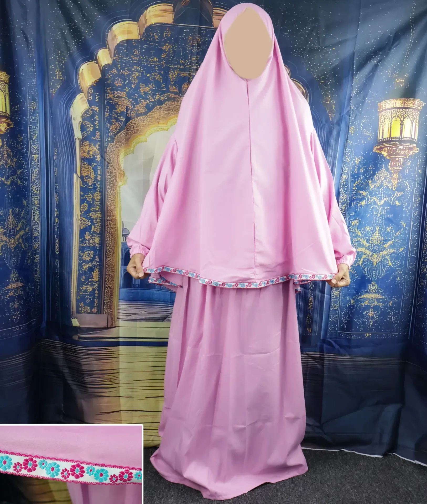 Ribbon Tail Prayer set - Pink 