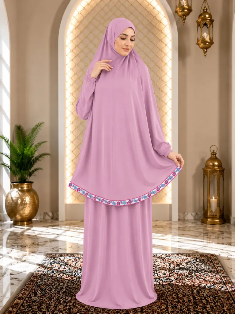 Ribbon Tail Prayer set - Pink 