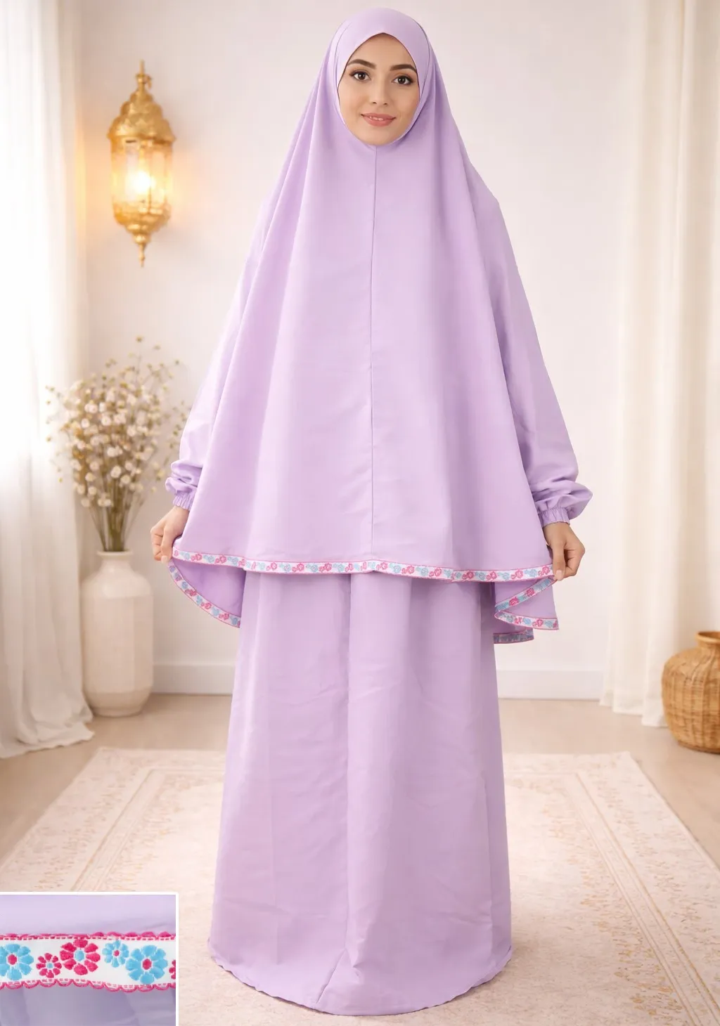 Ribbon Tail Prayer set - purple