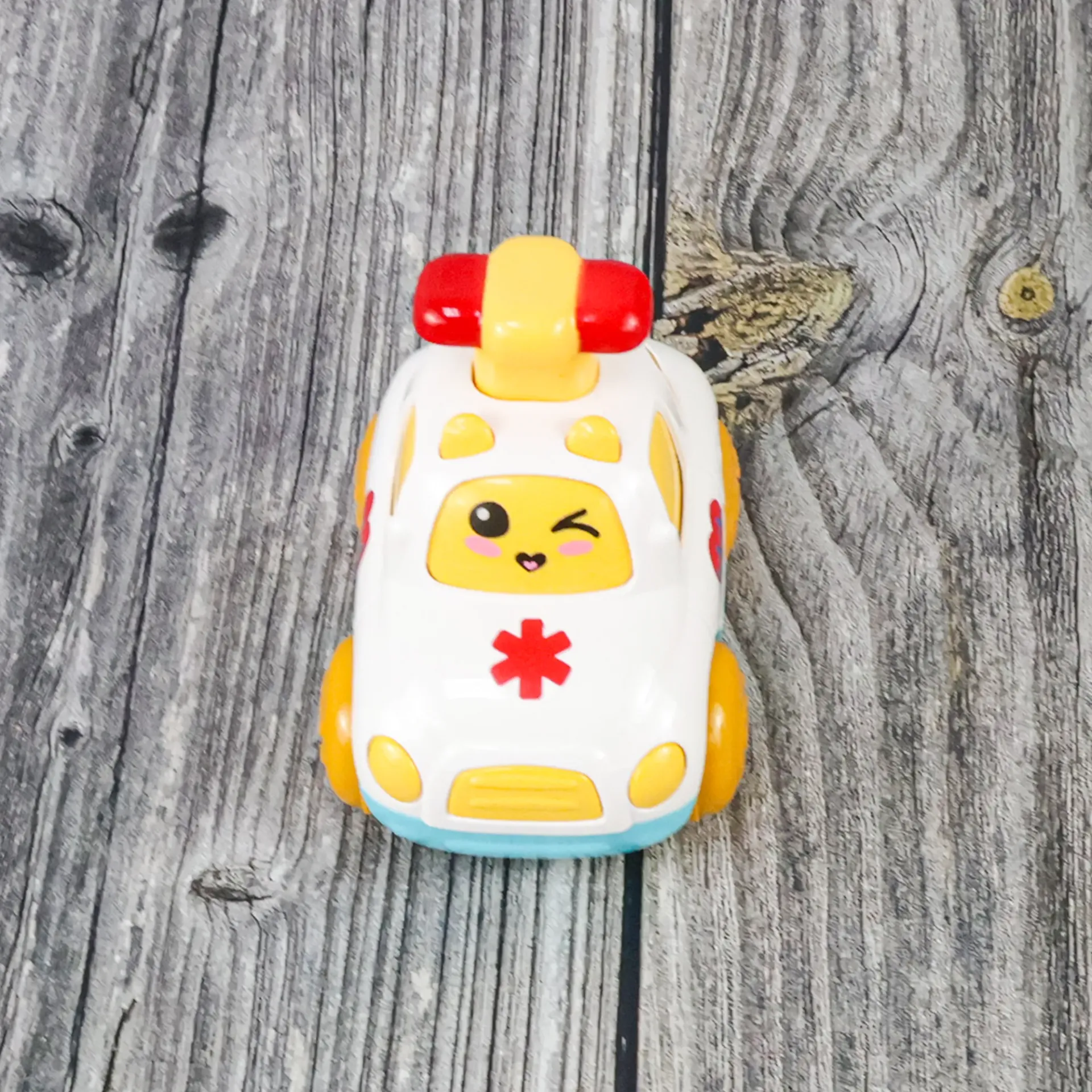 Push-Button Mini Kids Car – Manual Fun Toy