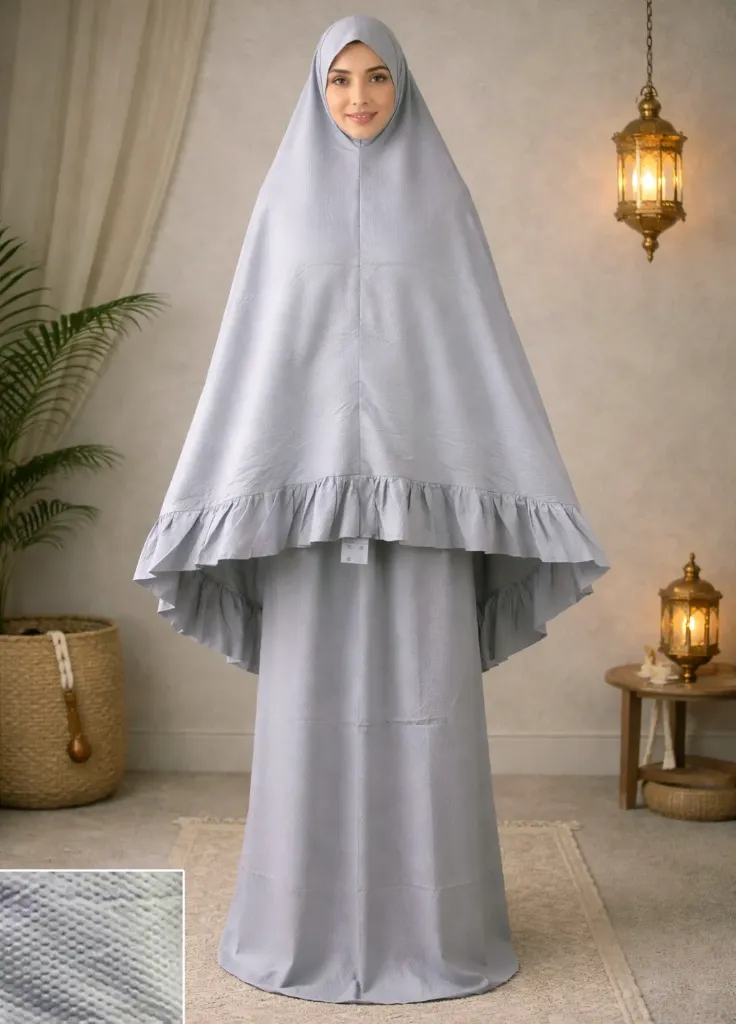 Gray Textured Prayer Set  