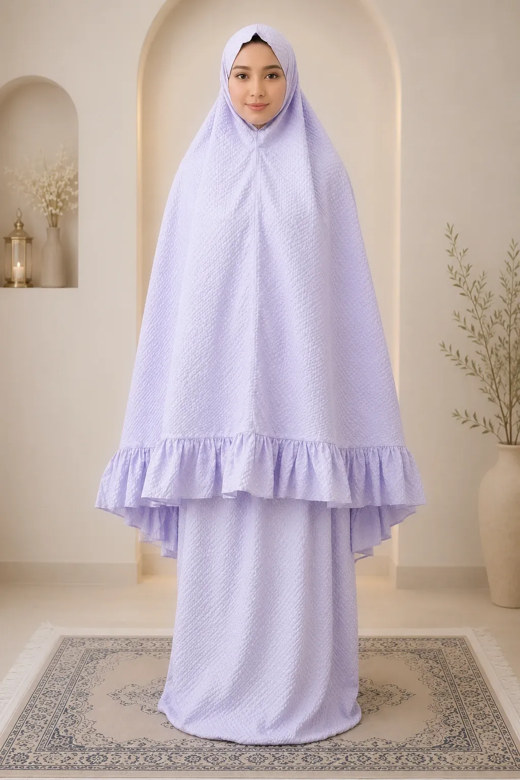 purple Textured Prayer Set 