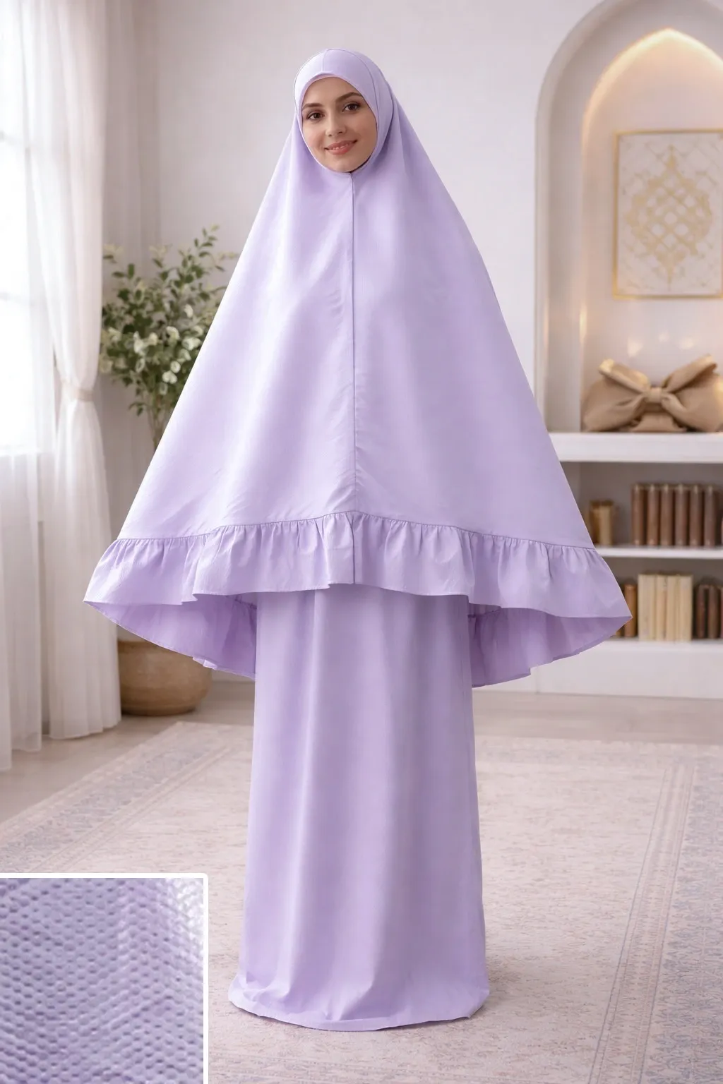 purple Textured Prayer Set 