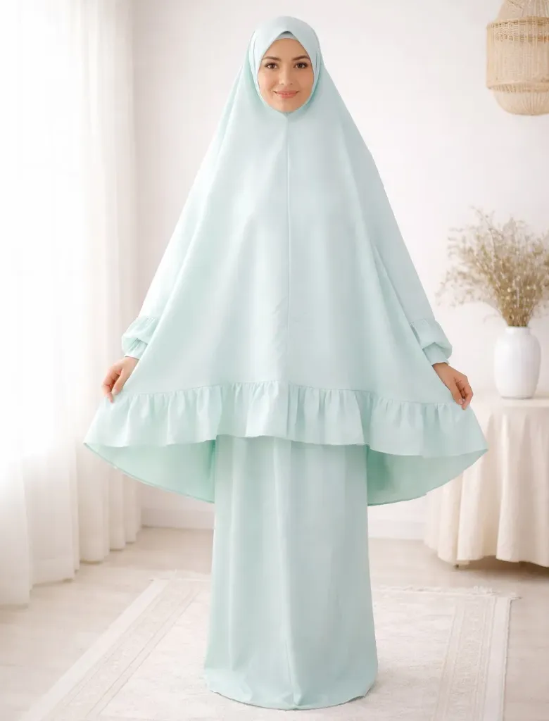 Light Green Plain Prayer Set