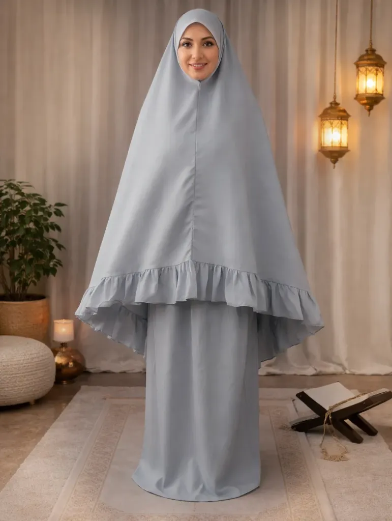 Gray Plain Prayer Set