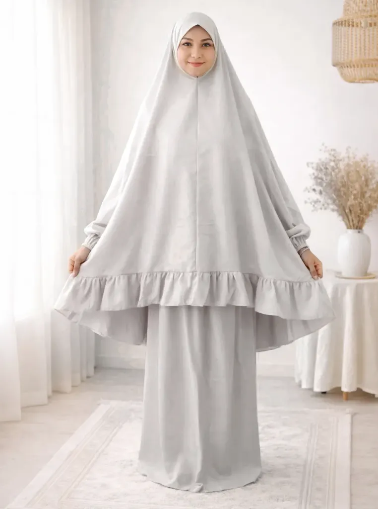 Dark beige Plain Prayer Set