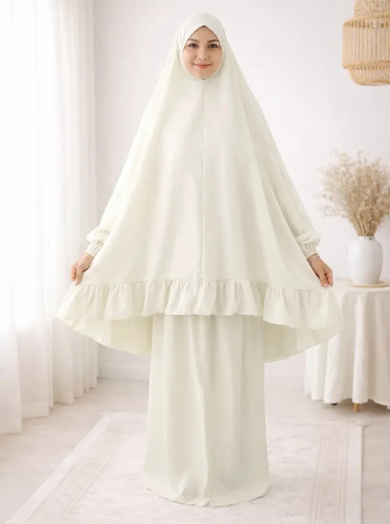 Cream Plain Prayer Set