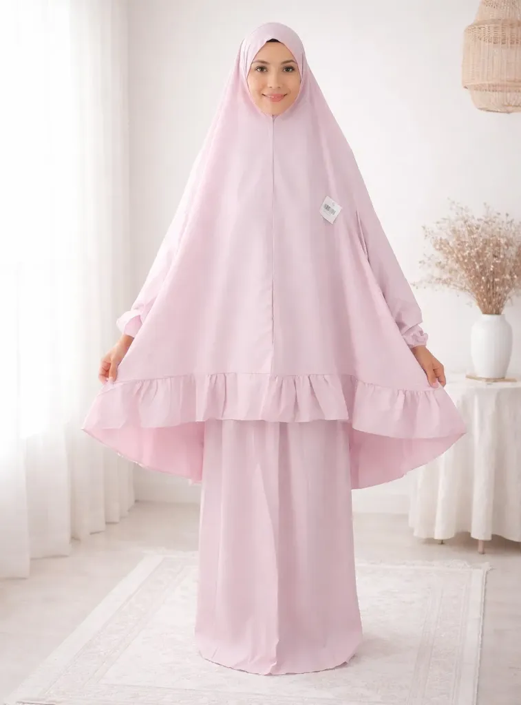 Light Pink Plain Prayer Set