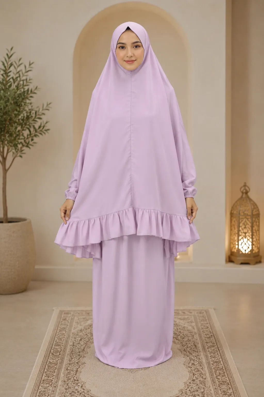 light purple Plain Prayer Set