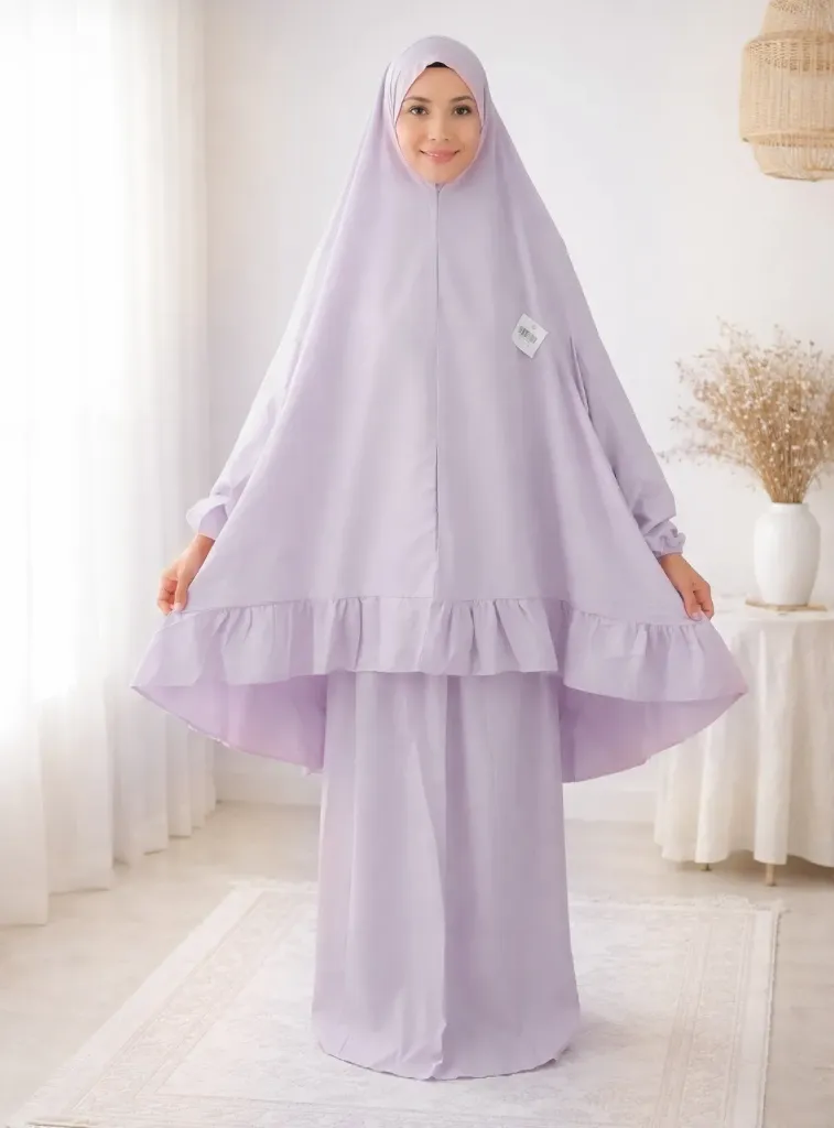 Light purple Plain Prayer Set
