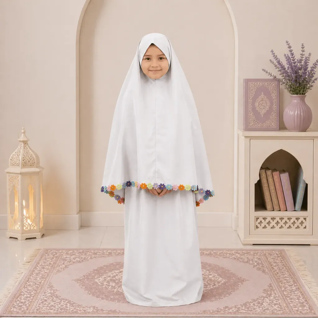 White Color Kids Prayer set  (6 Years)