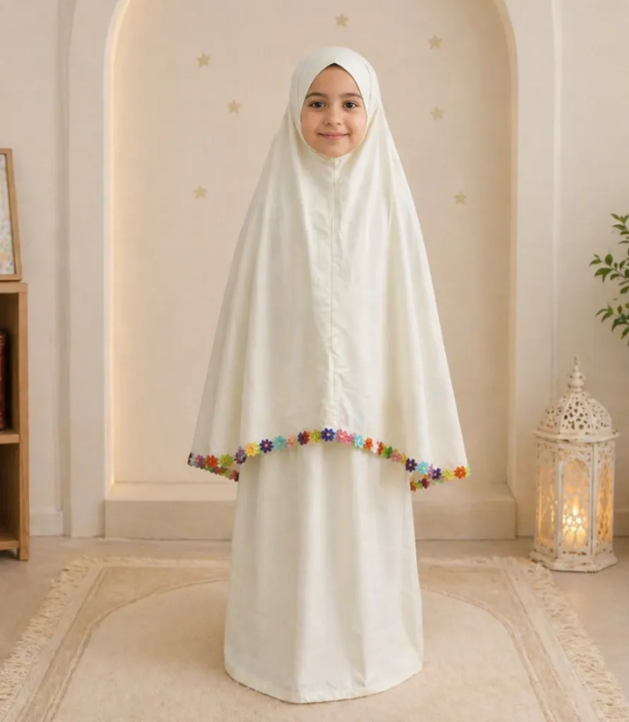 Cream Color Kids Prayer set  