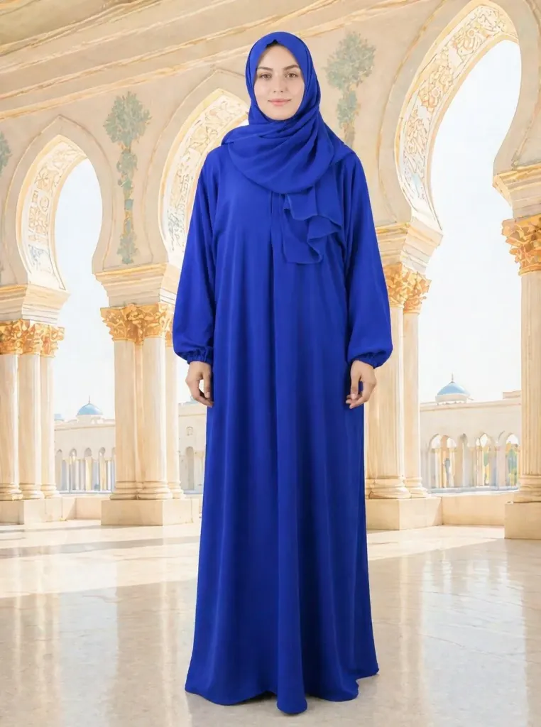 One-Piece Prayer Dress Royal Blue 