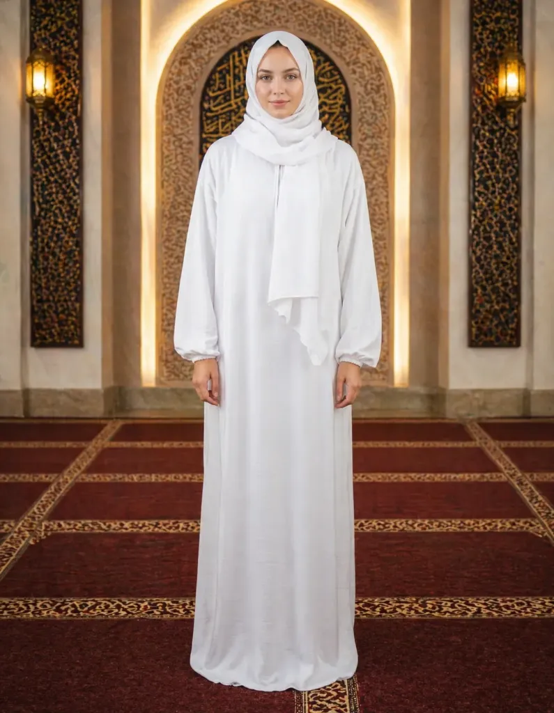 One-Piece Prayer Dress White 