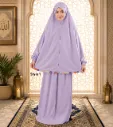 Flower Design Prayer Set with Sleeve Lavender